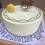 کیک تولد مرواریدی