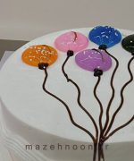 کیک تولد با طرح بادکنکی