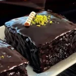 کیک براونی کافی شاپی