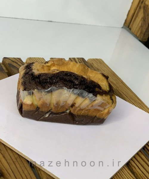 کیک ماربل براونی با پنیر خامه ای