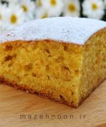 کیک کافی شاپی هویج و گردوی