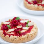 کیک رژیمی کرامبل بری نارگیل