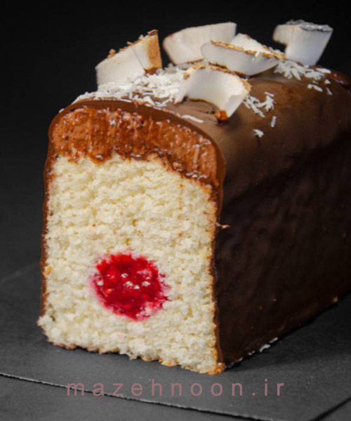 کیک رژیمی شکلات نارگیل
